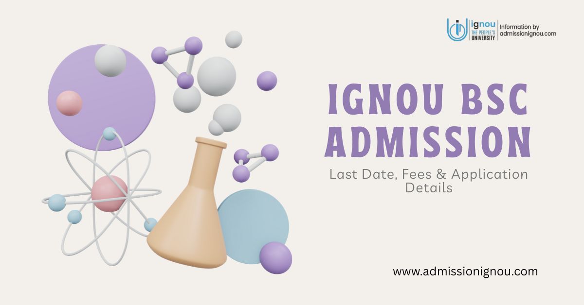 IGNOU BSc Admission