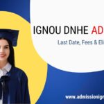 IGNOU DNHE admission