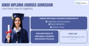 IGNOU Diploma Courses admission