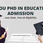 IGNOU PhD in Education Admission