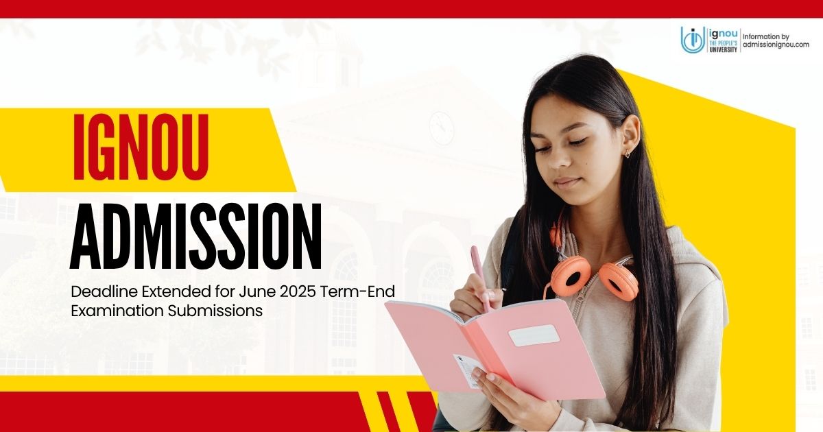 Deadline Extended for June 2025