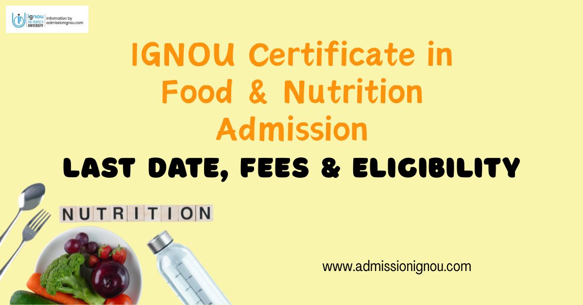 IGNOU CFN admission 2025