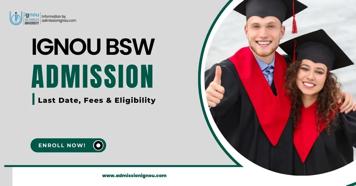 IGNOU BSW Admission