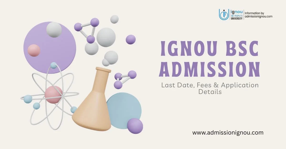 IGNOU BSc Admission