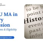 IGNOU MA in History admission