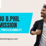 IGNOU B.Phil Admission