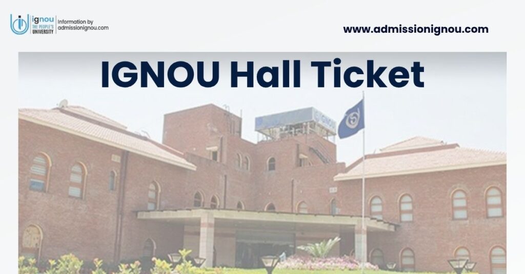 ignou hall ticket
