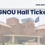 ignou hall ticket
