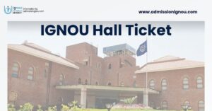 ignou hall ticket