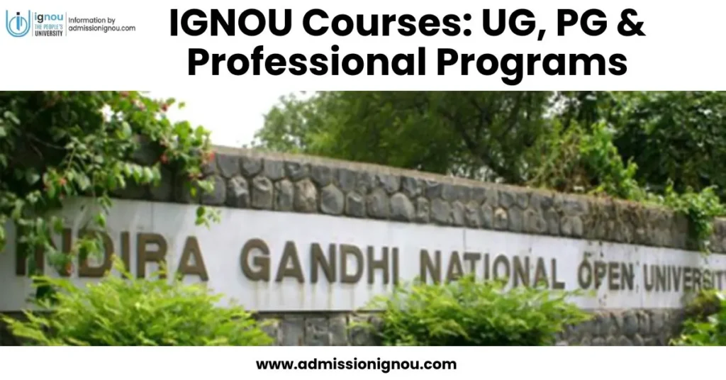 IGNOU Courses 2025
